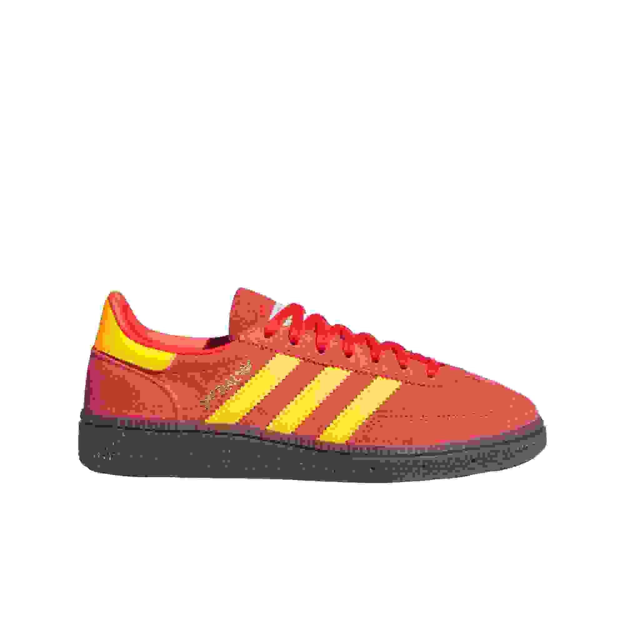 adidas Originals Handball Spezial Grade School Boys' "Semi Lucid Red/Lucid Tangerine/Gum Shoe
